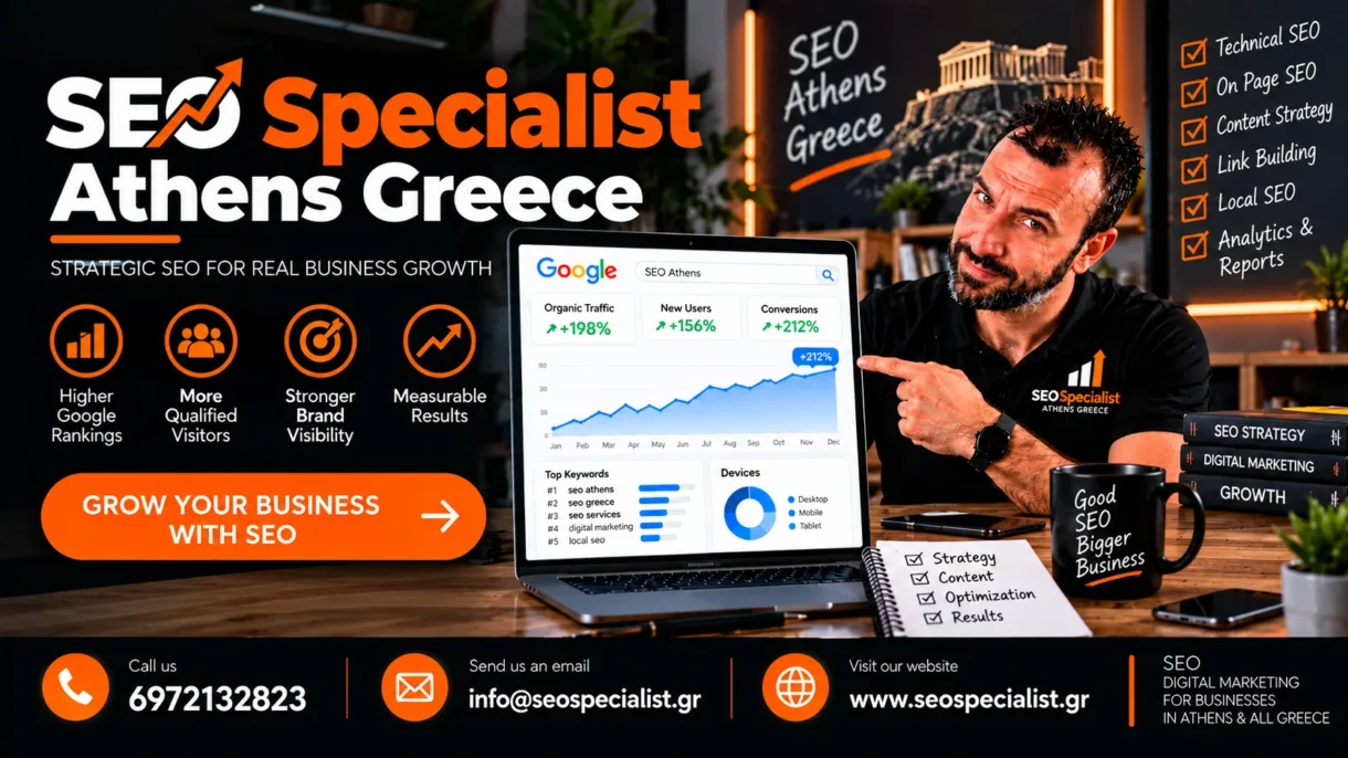 SEO Specialist Athens Greece