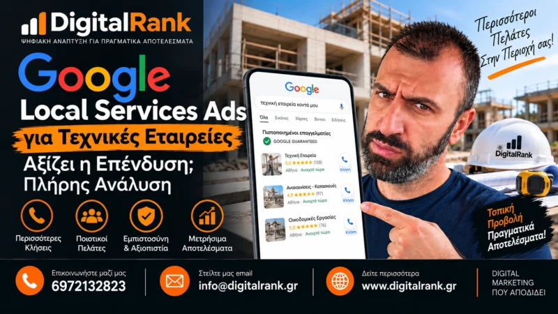 Google Local Services Ads για Τεχνικές Εταιρείες - Αξίζει η Επένδυση; Πλήρης Ανάλυση