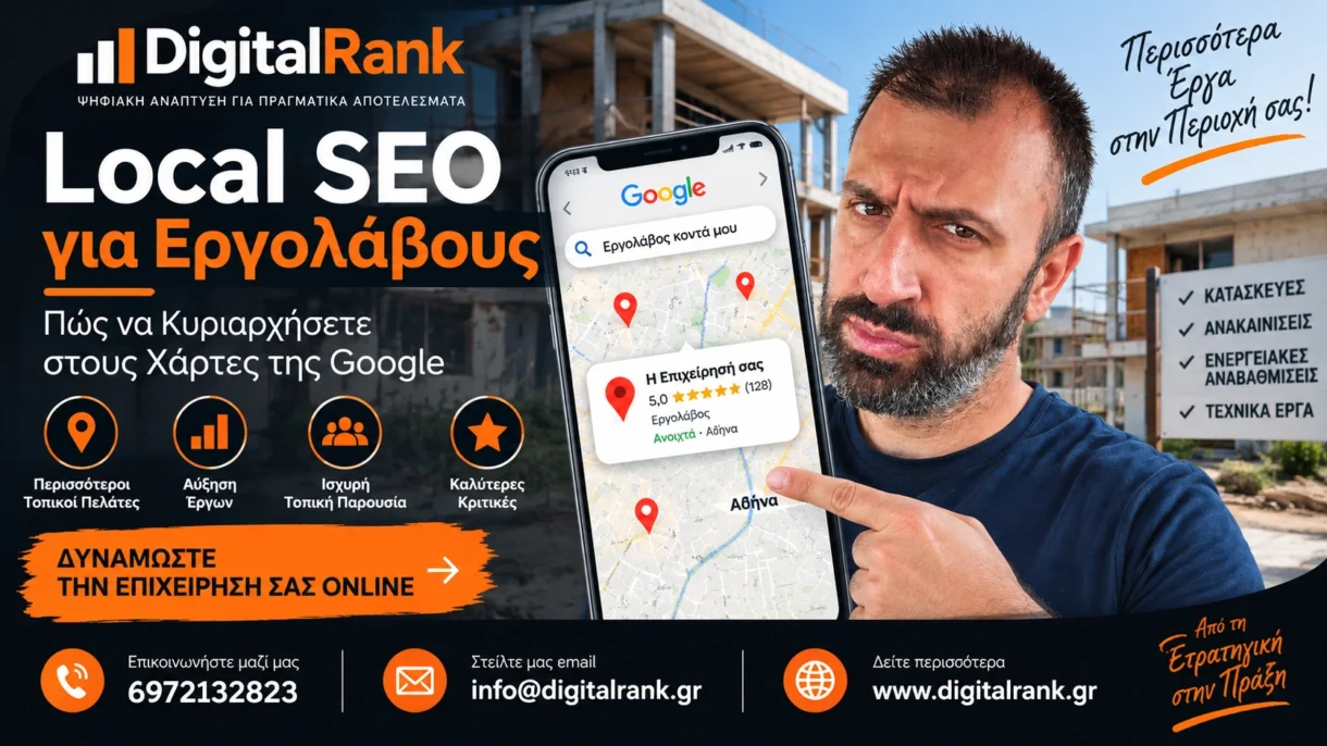 Local SEO για Εργολάβους - Πώς να Κυριαρχήσετε στους Χάρτες της Google