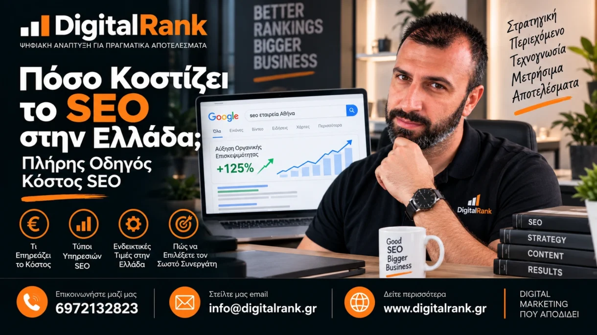 Πόσο Κοστίζει το SEO στην Ελλάδα; Πλήρης Οδηγός Κόστος SEO