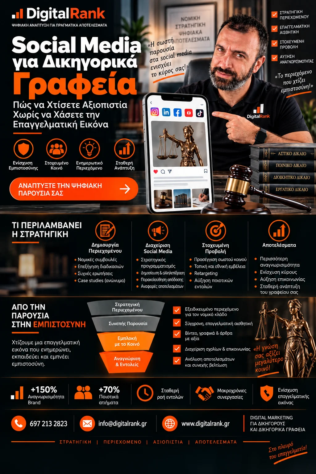 Social Media για Δικηγορικά Γραφεία - Πώς να Χτίσετε Αξιοπιστία Χωρίς να Χάσετε την Επαγγελματική Εικόνα