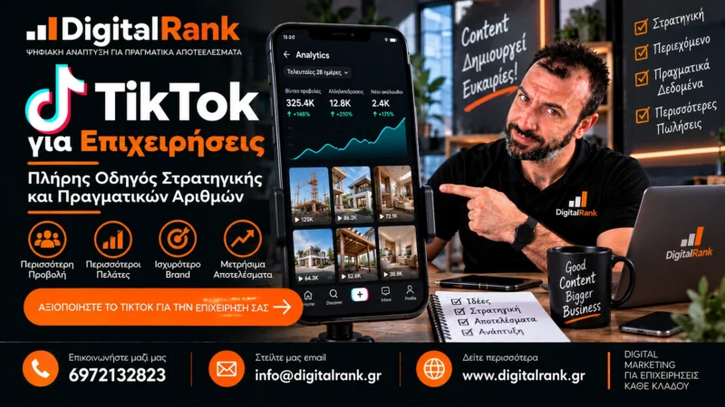 TikTok για Επιχειρήσεις - Πλήρης Οδηγός Στρατηγικής και Πραγματικών Αριθμών