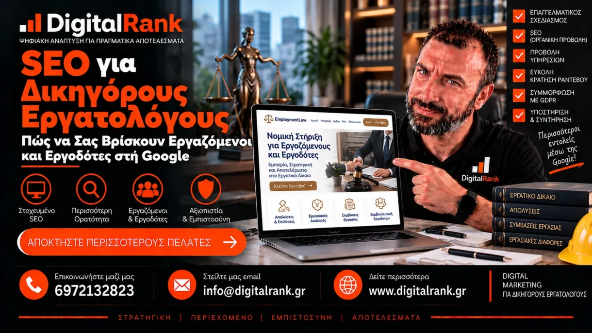 SEO για Δικηγόρους Εργατολόγους: Πώς να Σας Βρίσκουν Εργαζόμενοι και Εργοδότες στη Google