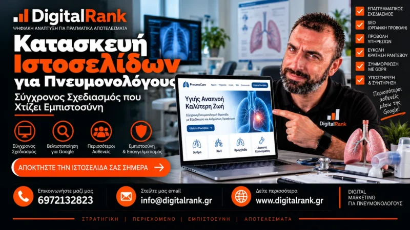 Κατασκευή Ιστοσελίδων για Πνευμονολόγους