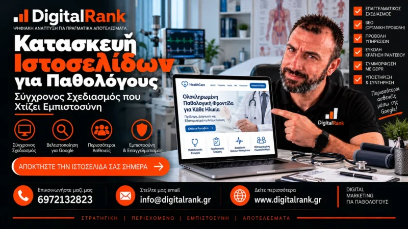Κατασκευή Ιστοσελίδων για Παθολόγους
