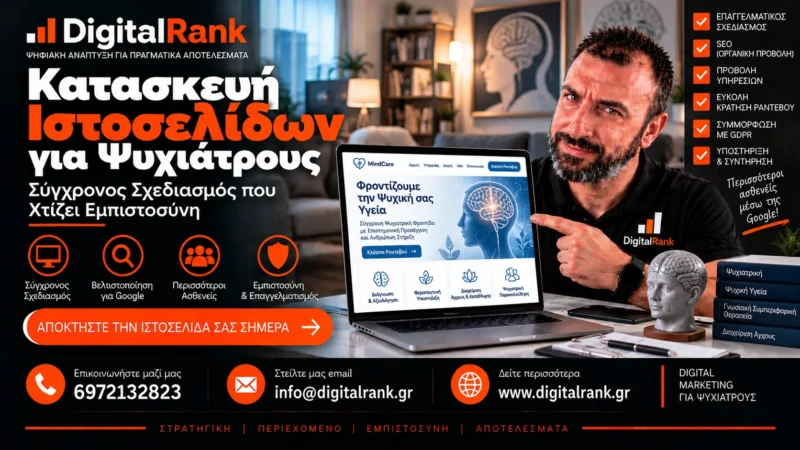 Κατασκευή Ιστοσελίδων για Ψυχιάτρους
